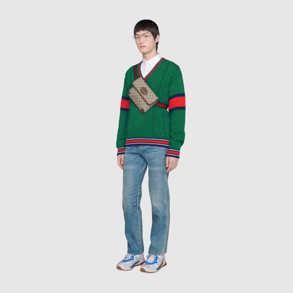 GUCCI〔ネオ ヴィンテージ〕GGスプリーム ベルトバッグ - 画像 (5)