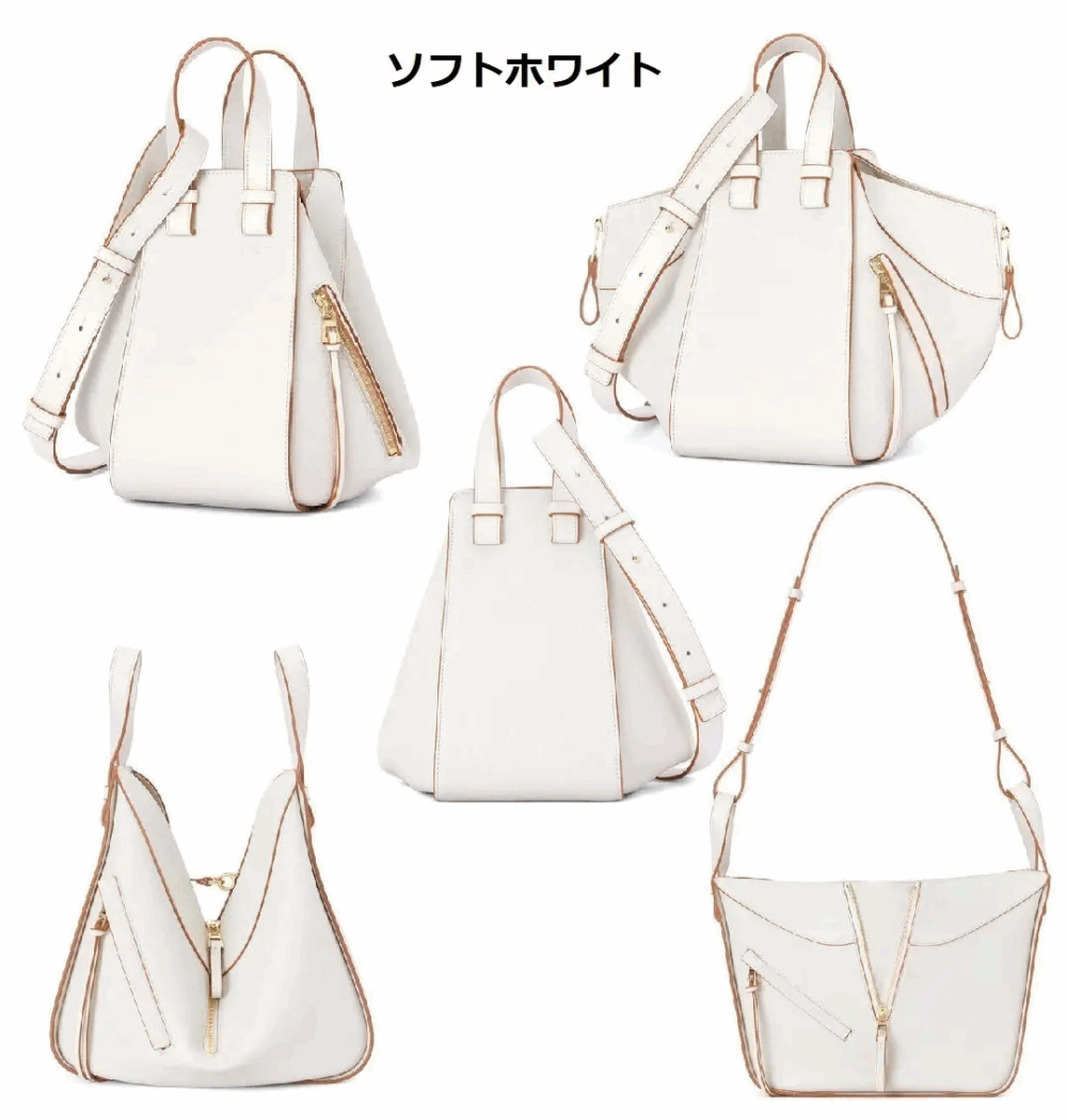 LOEWE☆ハンモックバッグ スモールソフトグレインカーフ - 画像 (2)