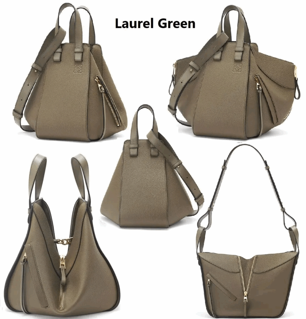 LOEWE☆ハンモックバッグ スモールソフトグレインカーフ - 画像 (5)