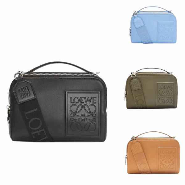 【LOEWE 公式旗艦店】（ロエベ）サテン カーフスキン カメラバッグ クロスボディバッグ