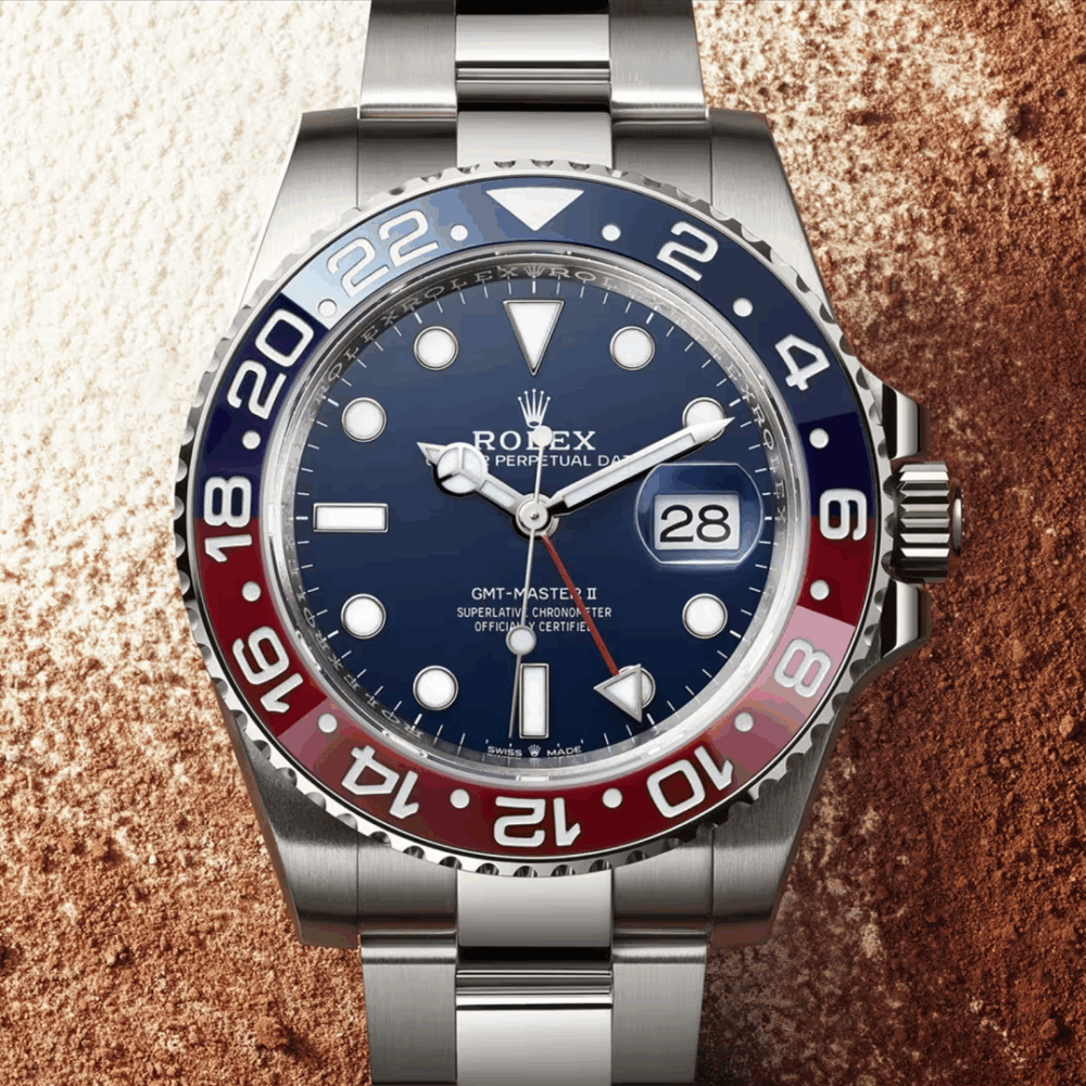 GMTマスター Ⅱ オイスター、40 mm、ホワイトゴールド m126719blro-0003 - 画像 (3)