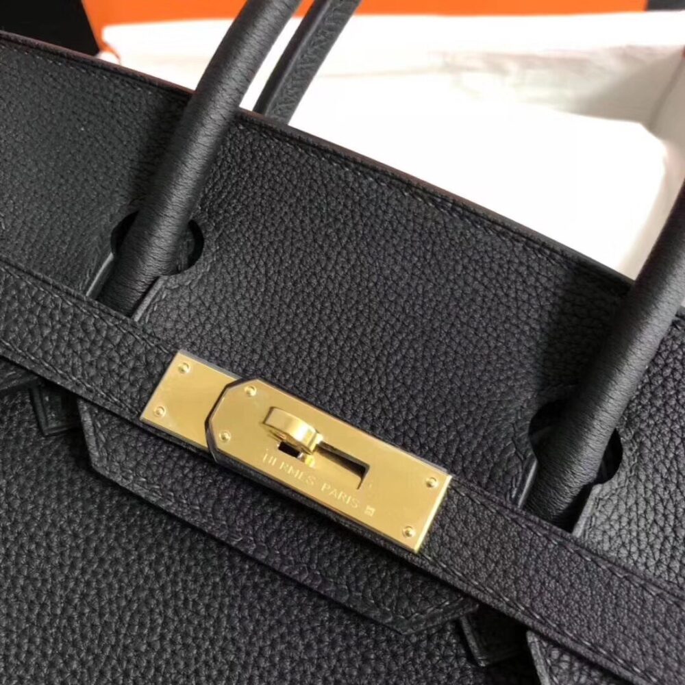 エルメス HERMES BIRKIN 30 NOIR 30*22*16CM - 画像 (9)