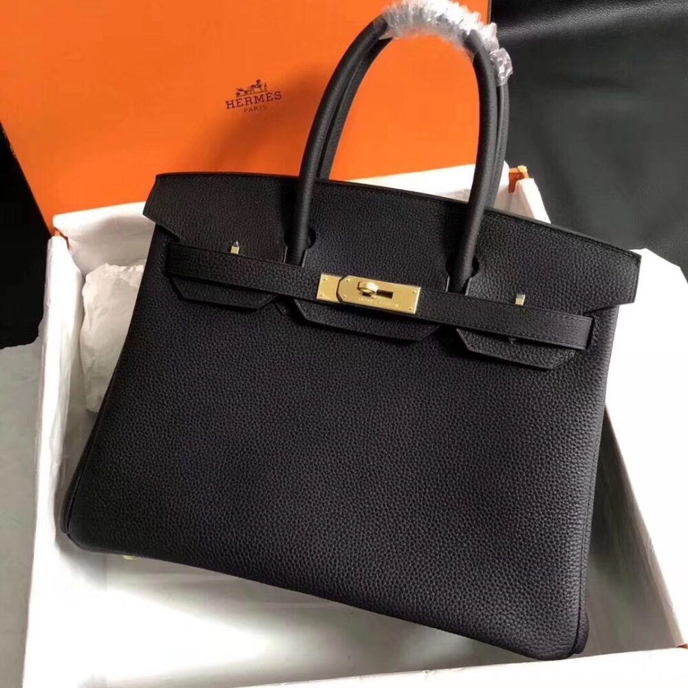 エルメス HERMES BIRKIN 30 NOIR 30*22*16CM - 画像 (6)