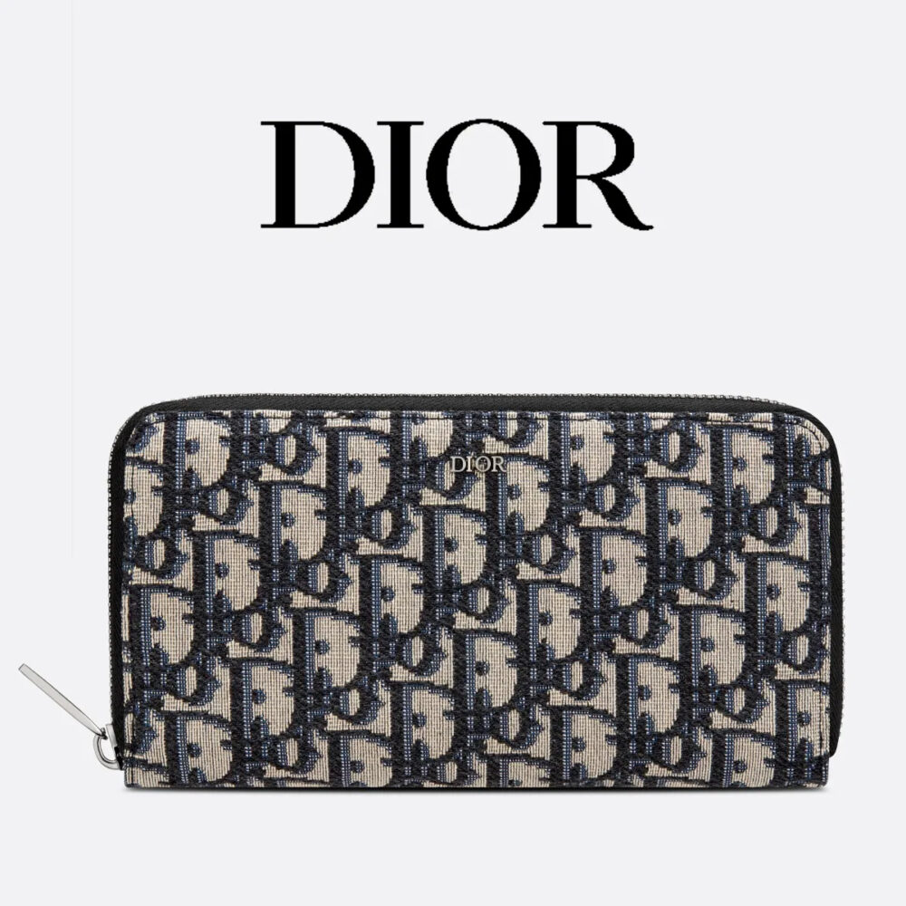 DIOR*オブリークジャガード ロングウォレット*モノグラム財布 - 画像 (2)