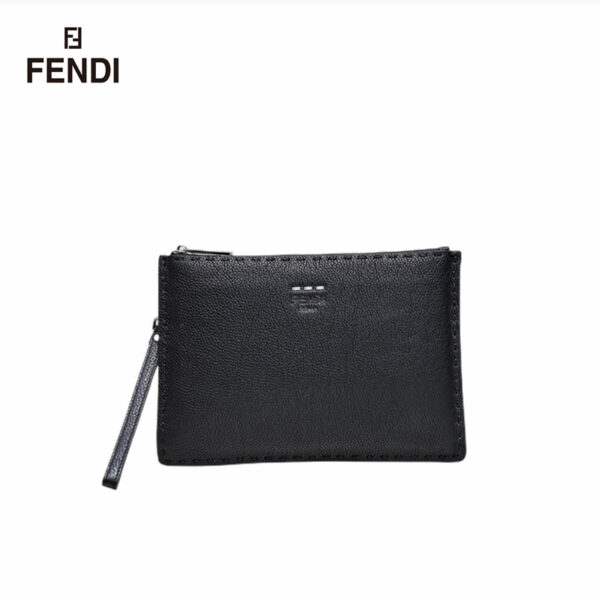 【 FENDI 公式 旗艦店】フェンディ クラッチバッグ 当日出荷 好評に付き再入荷！ 黒 30*20*1CM
