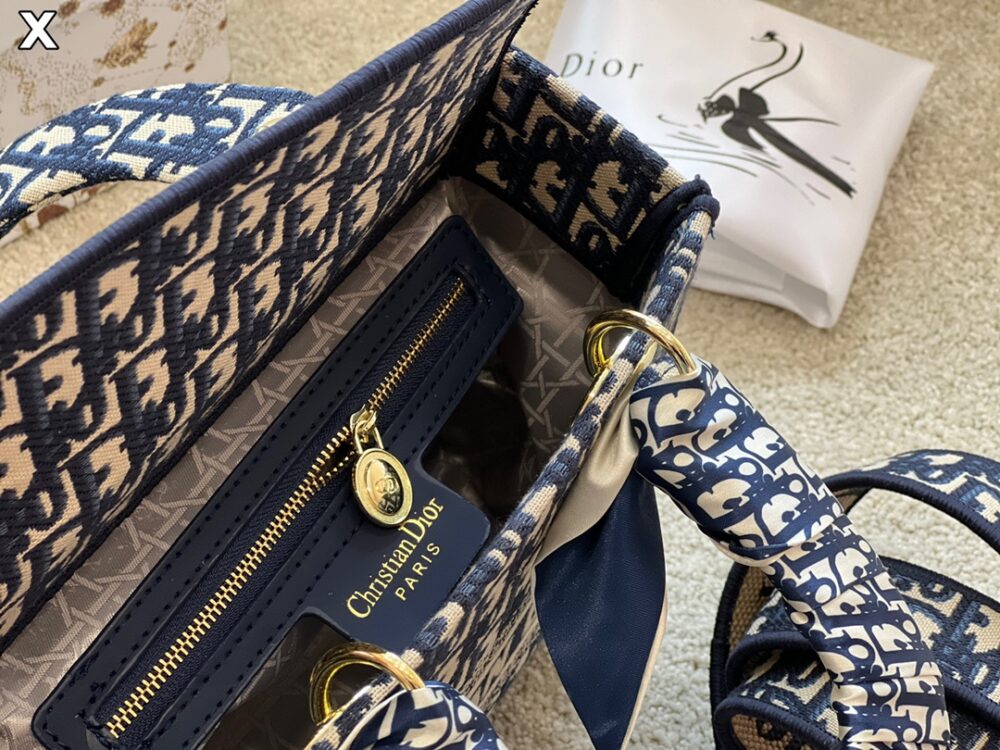 Diorディオールダイアモンドバッグ 21秋冬新作高級立体刺繍 - 画像 (6)