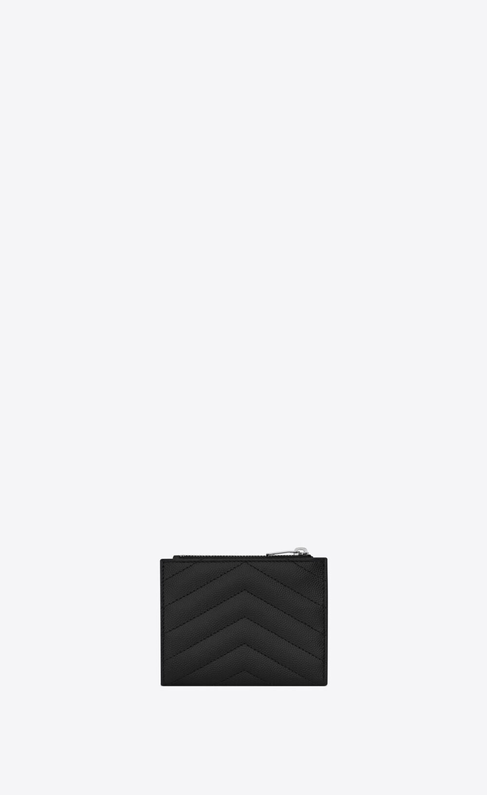 人気！★MONOGRAMブラックキルトレザージッパーのカードホルダーをテクスチャ - 画像 (3)