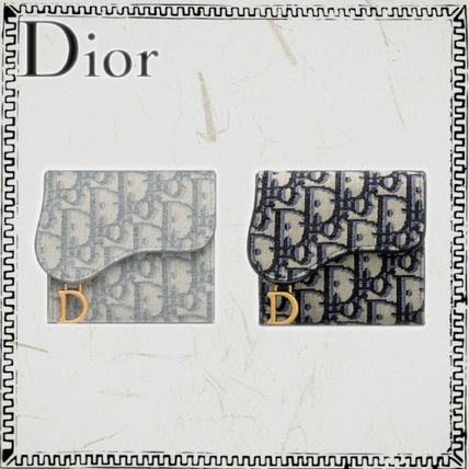 【DIOR】SADDLEサドルロータスウォレット☆レザーミニ【財布】