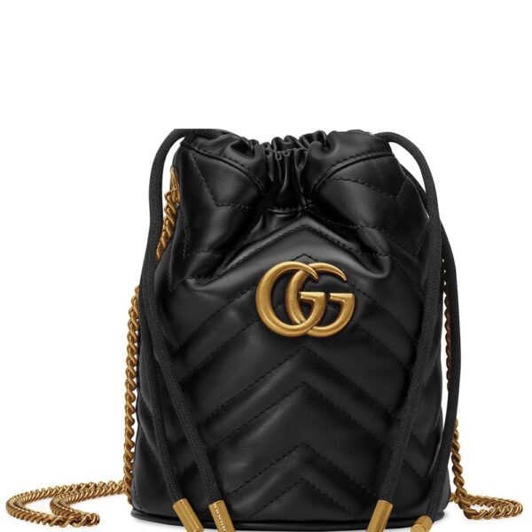 【Gucci】グッチ GGマーモント バケットバッグ ミニ