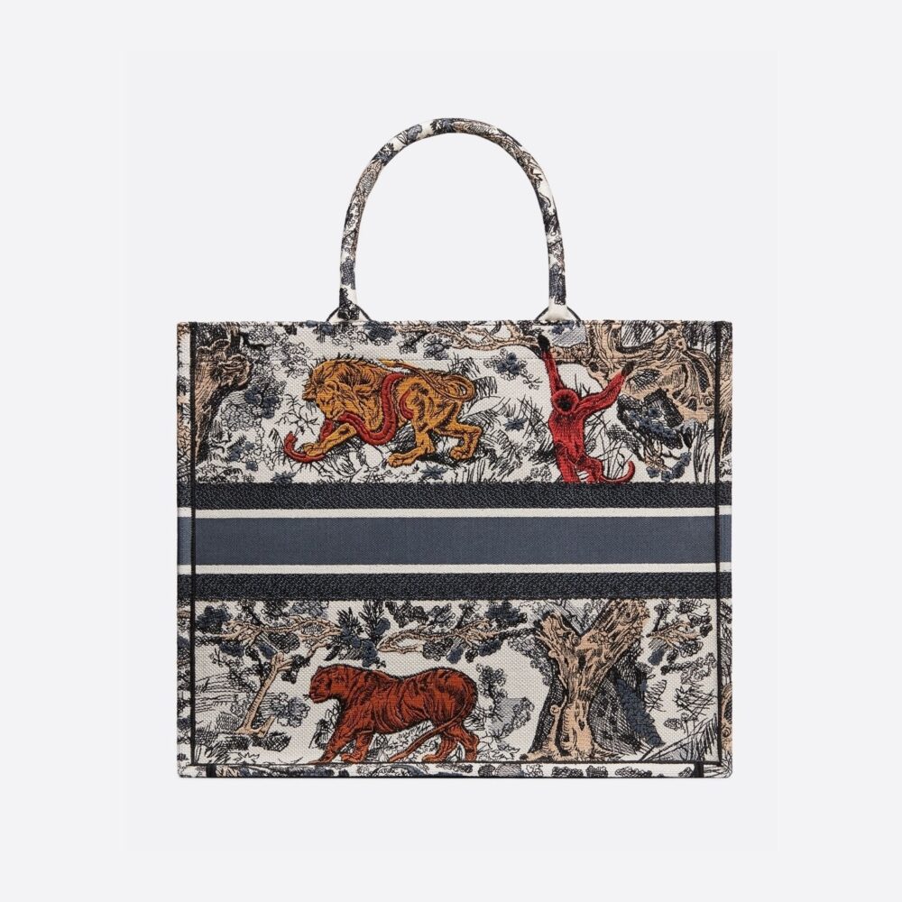 【DIOR】入手困難！セレブ芸能人御用達?ロゴ アニマル 刺繍 バッグ トート 選べる4色 - 画像 (11)