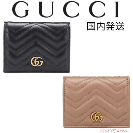 Gucci グッチ/ GGマーモントキルテイング ミニ財布/ 二つ折り