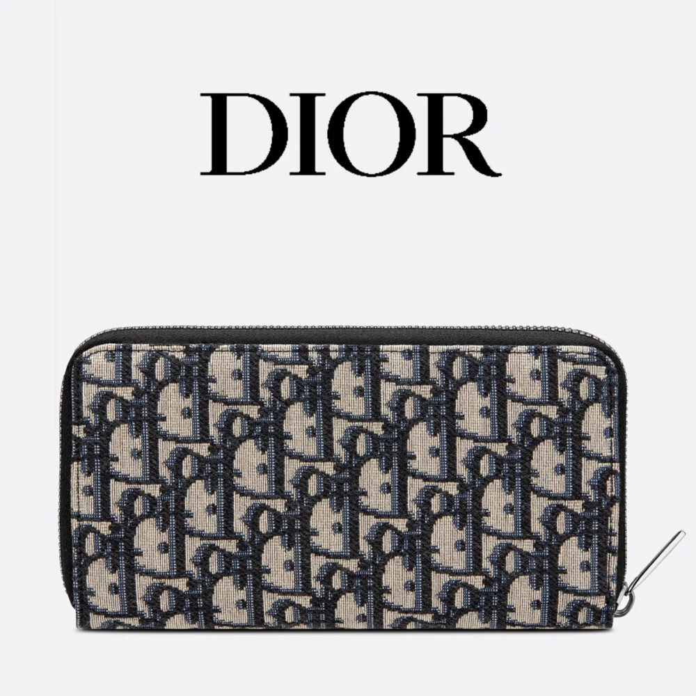 DIOR*オブリークジャガード ロングウォレット*モノグラム財布 - 画像 (3)