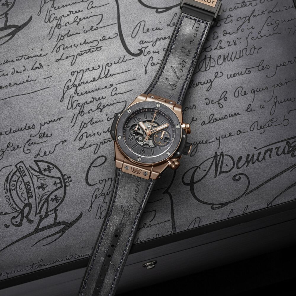 421.OX.0580.VR.JBER23 ビッグ・バン ウニコ ベルルッティ アルミニオ キングゴールド 44MM - 画像 (3)