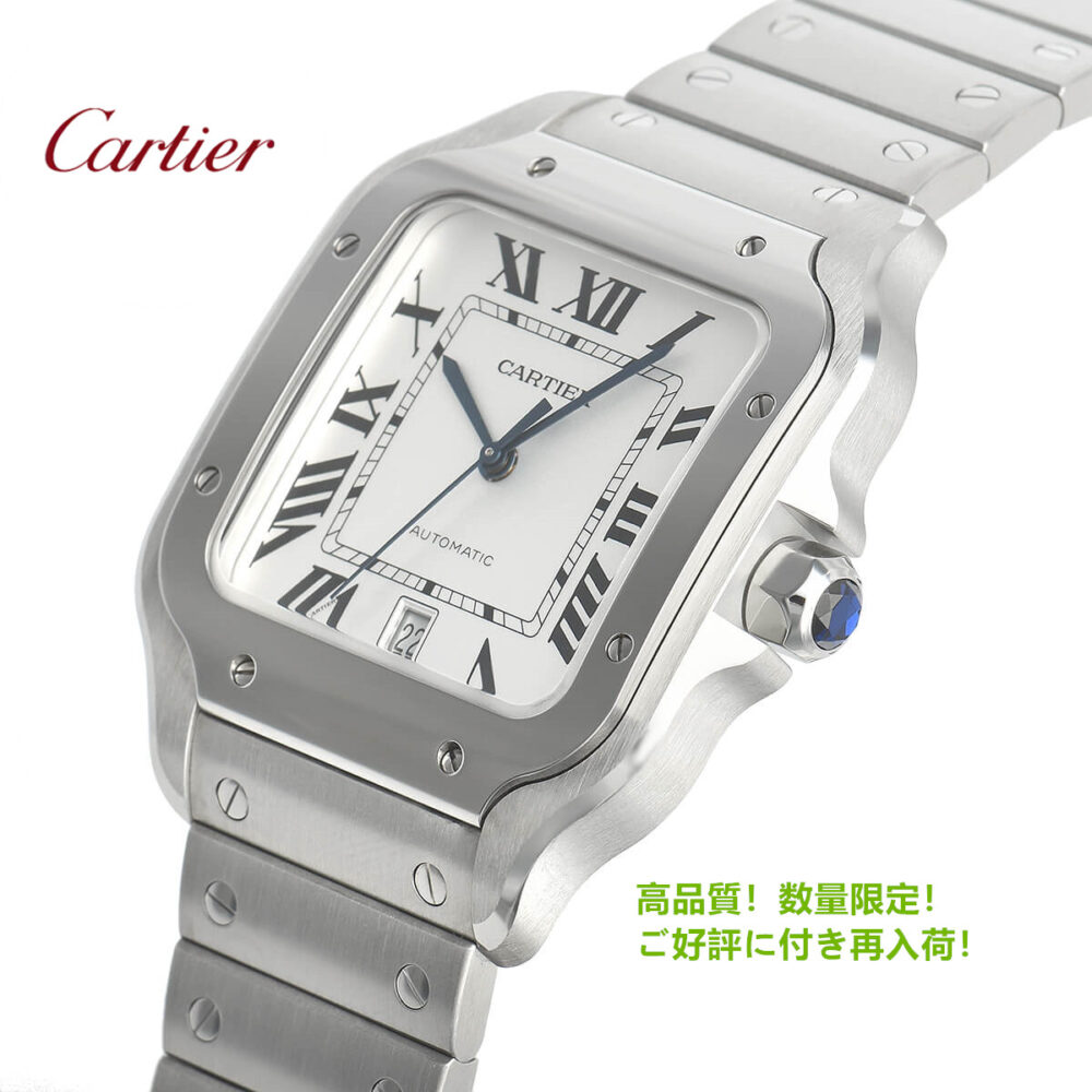 大人メンズ必須★Cartier★サントス ドゥ クロノグラフ ウォッチ