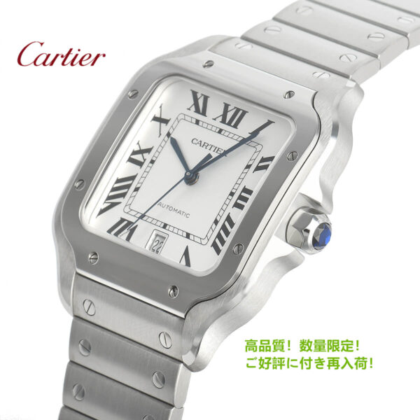 大人メンズ必須★Cartier★サントス ドゥ クロノグラフ ウォッチ