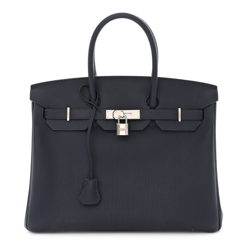 HERMES エルメス バーキン 25CM トゴ ブラック シルバー金具 - 画像 (2)