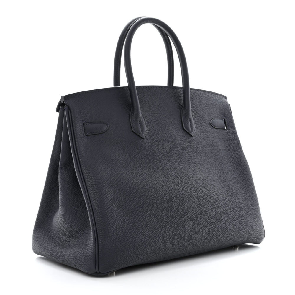 HERMES エルメス バーキン 25CM トゴ ブラック シルバー金具 - 画像 (3)