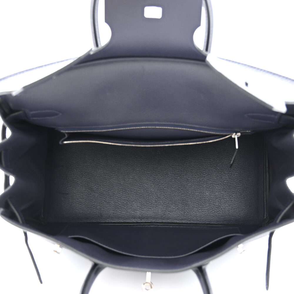 HERMES エルメス バーキン 25CM トゴ ブラック シルバー金具 - 画像 (4)