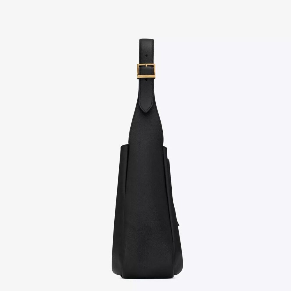 SAINT LAURENT 【新商品発売】LE 5 7 レザースモールHOBOバッグ-BUYMA - 画像 (4)
