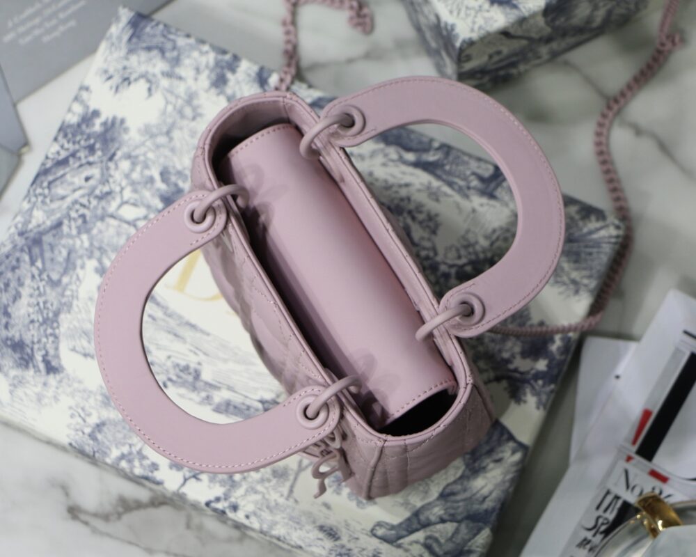 【超入手困難！ほしい！】 Lady Diorトリコロールサテンチェック牛革 - 画像 (4)