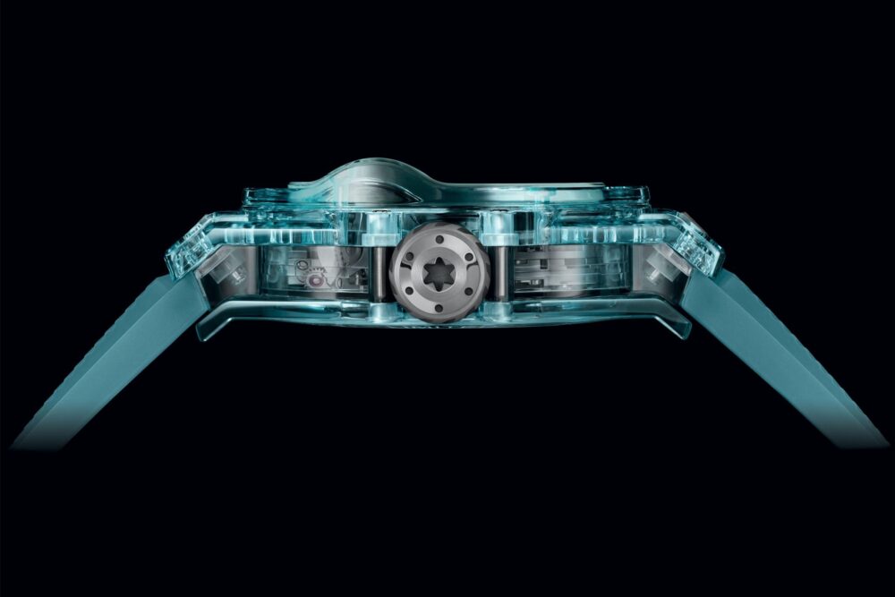 911.JL.0129.RX ビッグ・バン MP-11 14デイ パワーリザーブ ウォーターブルーサファイア 45MM - 画像 (3)