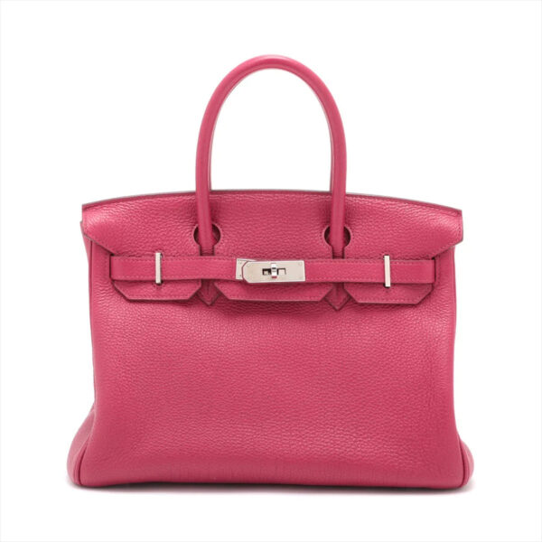 HERMES エルメス バーキン30 トゴ ルビー シルバー金具