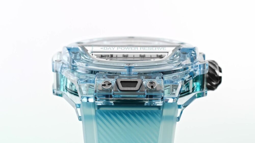911.JL.0129.RX ビッグ・バン MP-11 14デイ パワーリザーブ ウォーターブルーサファイア 45MM - 画像 (4)
