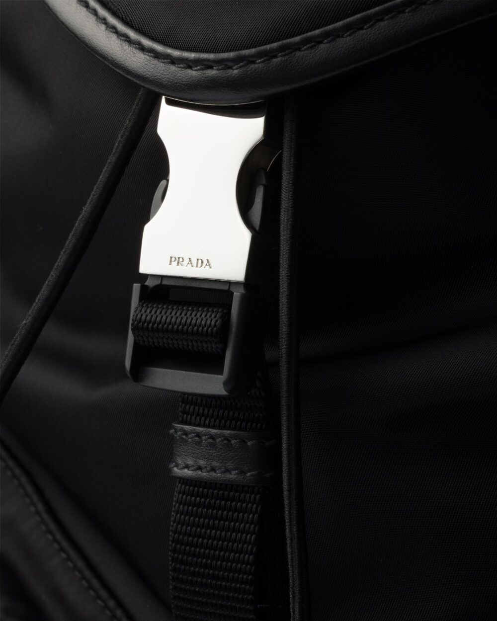 ビジネス Re-Nylon xレザー メンズ 黒 バックパック prada - 画像 (6)