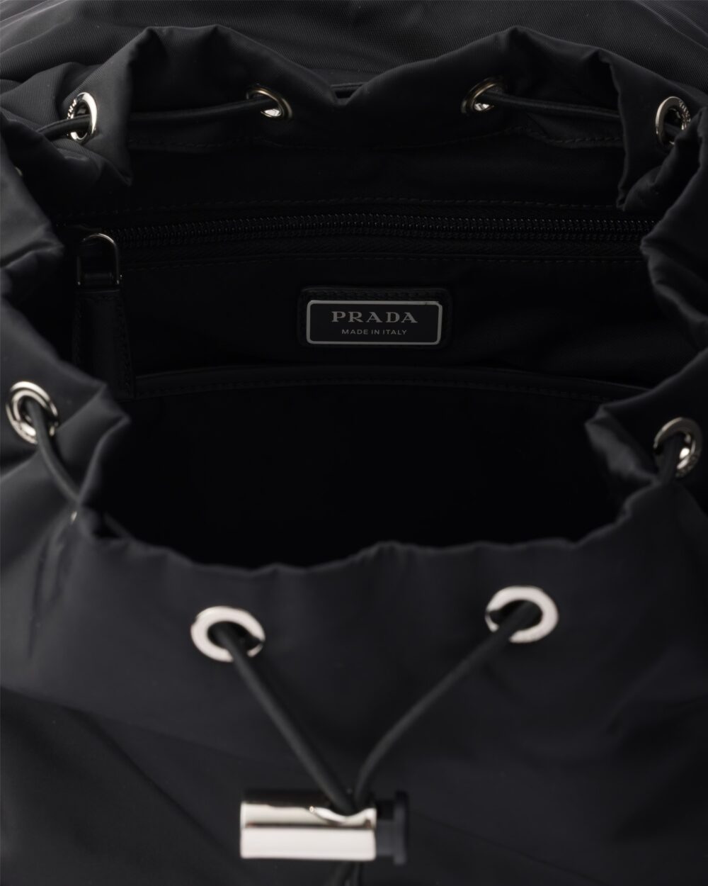 ビジネス Re-Nylon xレザー メンズ 黒 バックパック prada - 画像 (5)