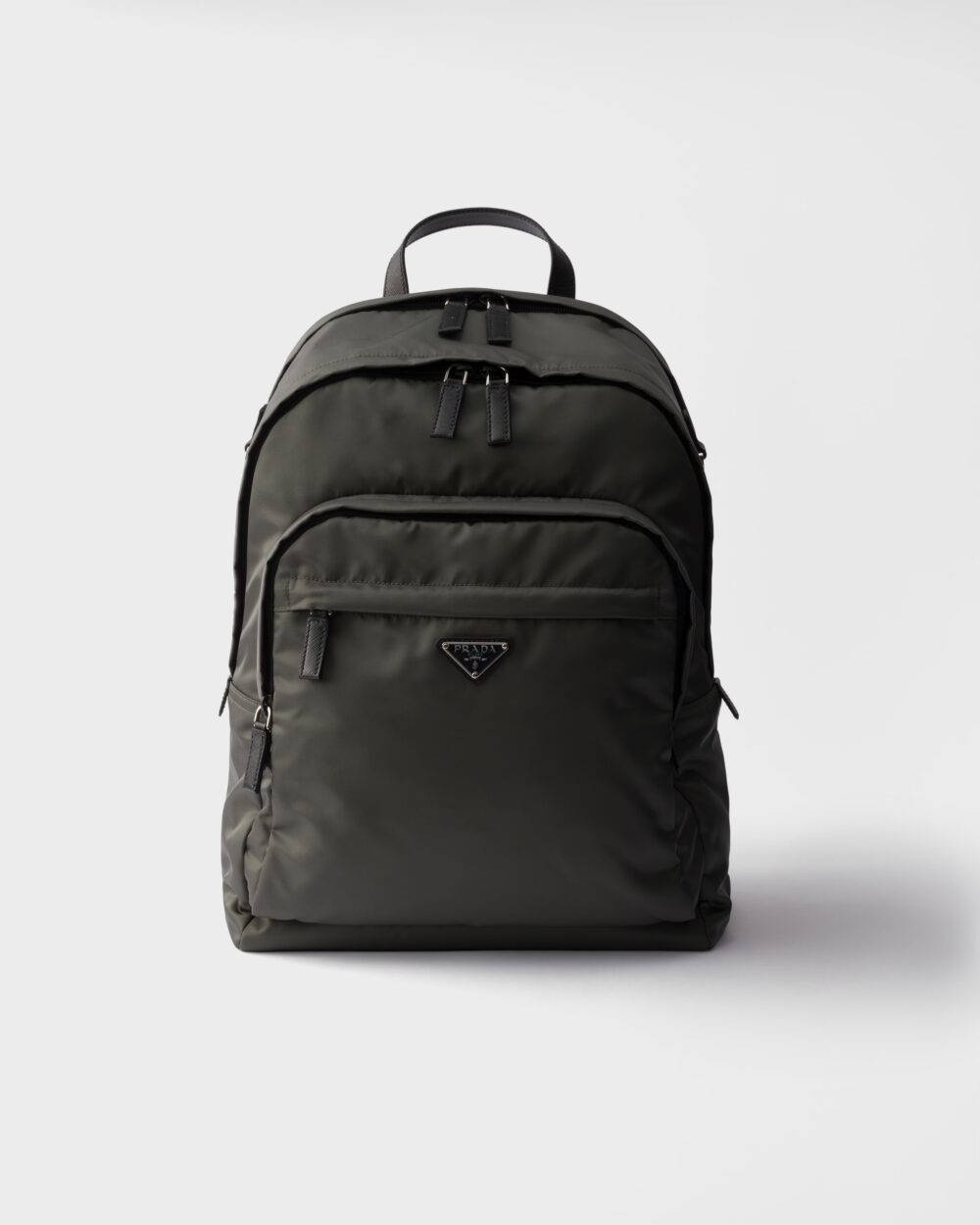 プラダ prada ビジネス メンズ 黒 バックパック Re-Nylon xサフィアーノレザー - 画像 (9)