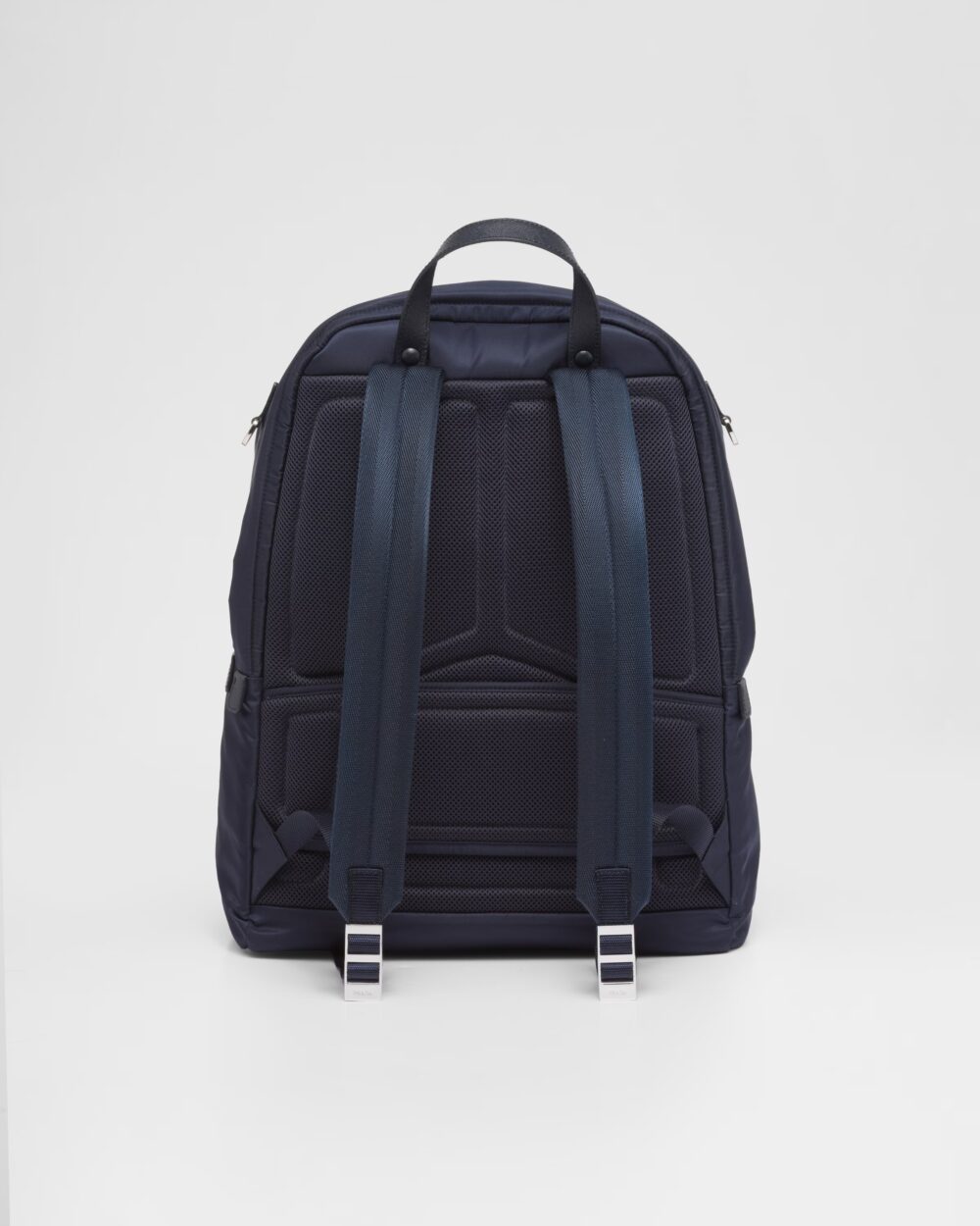 プラダ prada ビジネス メンズ 黒 バックパック Re-Nylon xサフィアーノレザー - 画像 (3)