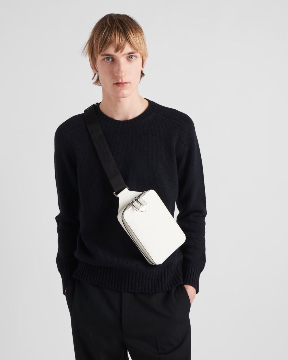おしゃれ プラダ (Prada) メンズ ワンショルダーバッグ グリーン/グレー /ブラック/ ホワイト - 画像 (2)