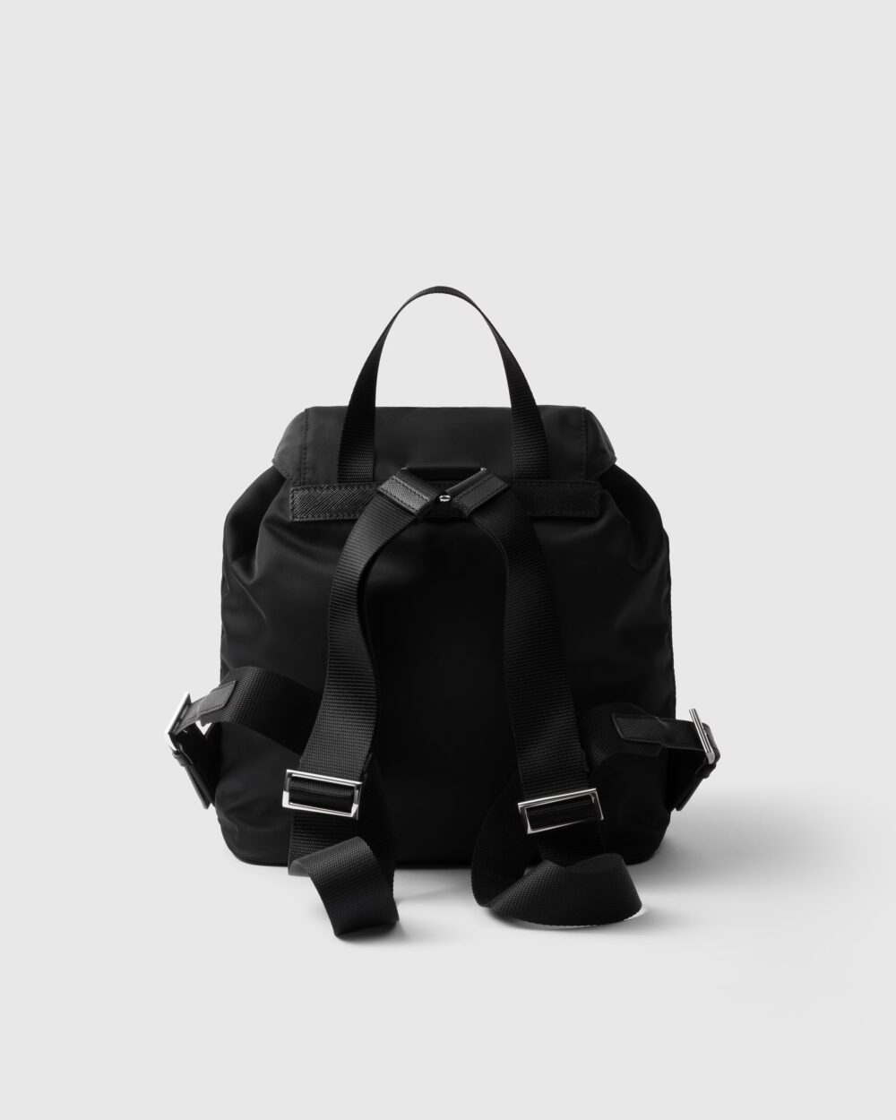 プラダ prada スモール Re-Nylon バックパック ブラック/サンドベージュレディース - 画像 (3)