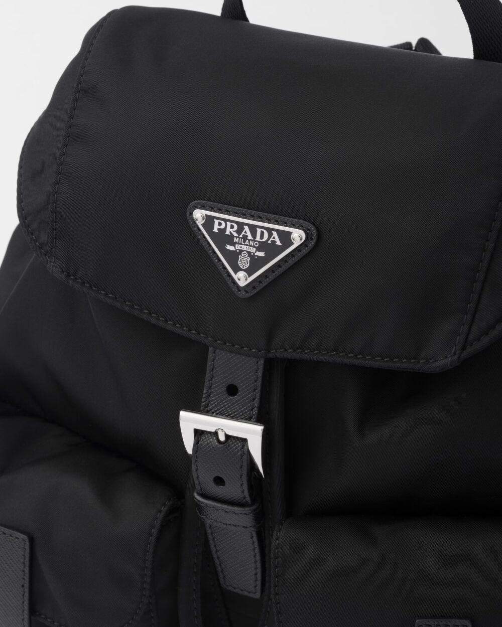 プラダ prada スモール Re-Nylon バックパック ブラック/サンドベージュレディース - 画像 (5)