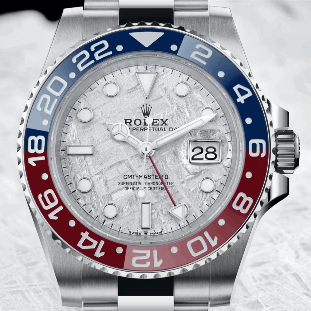 GMTマスター Ⅱ オイスター、40 mm、ホワイトゴールド m126719blro-0002 - 画像 (2)